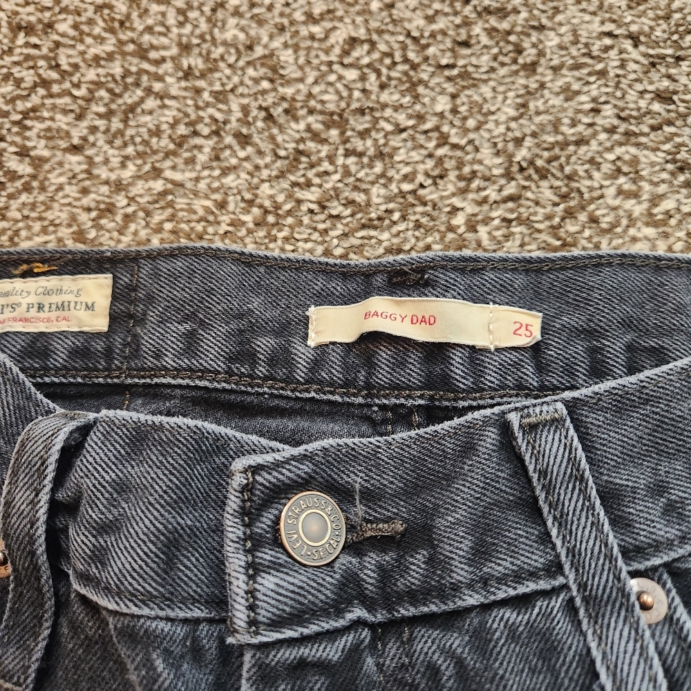 Levi’s Premium Baggy Dad Jeans Size 25 - Picture 5 of 8
